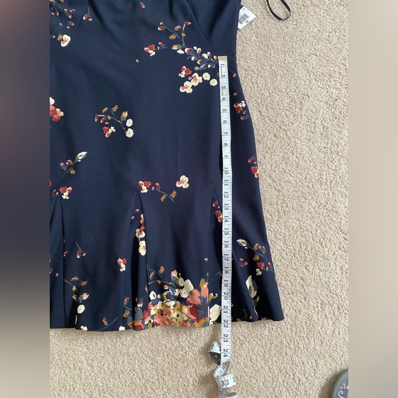 NEW Lauren Ralph Lauren Navy Blue Dress - Size 10 - Picture 7 of 8